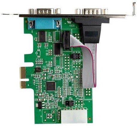 StarTech com com 2 Port PCI Express RS232 Serial Adapter Card - 16950 UART - serial adapter 0065030888332