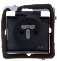 Ospel Gniazdo ścienne SONATA MODUŁ bryzgoszczelne z/u IP-44 biały GPH-1RZ/m/00/d