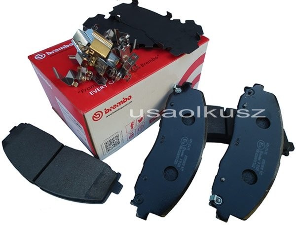 brembo Klocki hamulcowe przednie Jeep Wrangler 2018 68317914AA P11035
