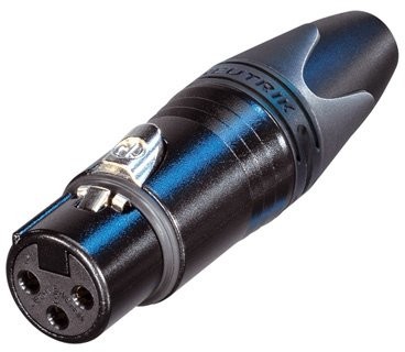 Neutrik Wtyk XLR 3-pinowy żeński NC3FXX-B NC3FXX-B