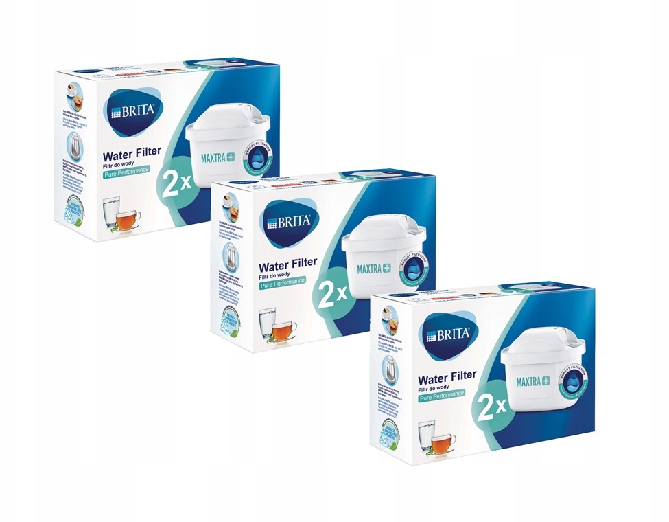 Brita Filtr wody Maxtra+ Pure Performance 6 szt.