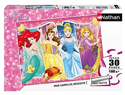 Nathan 4005556863822 30 pices Amies Disney Princesses puzzle dla dzieci 4005556863822