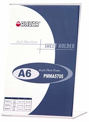 Alevar Alevar PMMA5705 akrylowy uchwyt na ulotkę PMMA5705