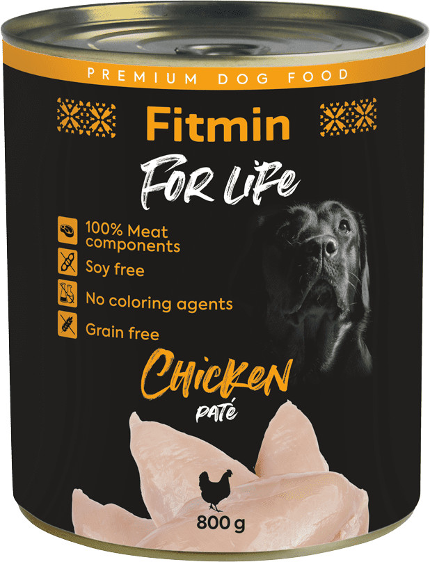 Fitmin For Life dog tin chicken 800 g