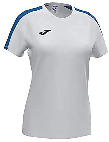 Joma Joma Damska koszulka Academy z krótkim rękawem biały biało-królewski błękit M 901141.207