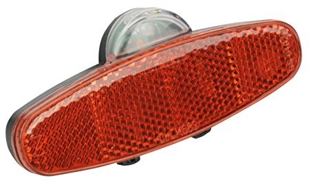 Fischer dorosłych dynamo LED światło tylne bagażnik, czerwony, One Size 85313