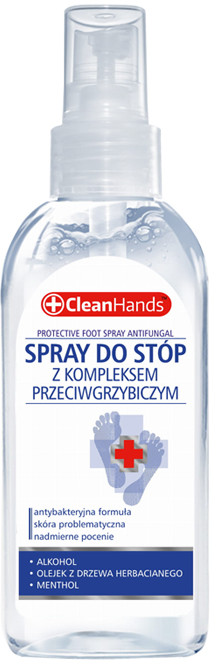 Spray do Stóp Przeciw Grzybica Grzybicy CleanHands