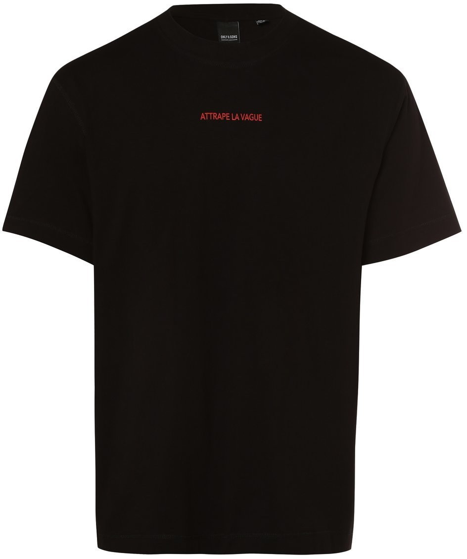 Only Sons Sons - T-shirt damski ONSWilbert, czarny