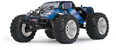 Jamara 053361  Tiger Ice Monster Truck 1: 10 4 WD LiPo 2,4 G LED  na cztery koła, z napędem elektrycznym, akumulator, 40 kmh, aluminiowa Chassis, odporność, regulowany oeldruckstossdaempfer, łożysk ku