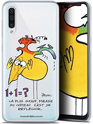 Samsung Caseink Etui ochronne do Galaxy A50, ultracienkie, motyw: Shadoks CPRNTSKA50WHYSIMPLE
