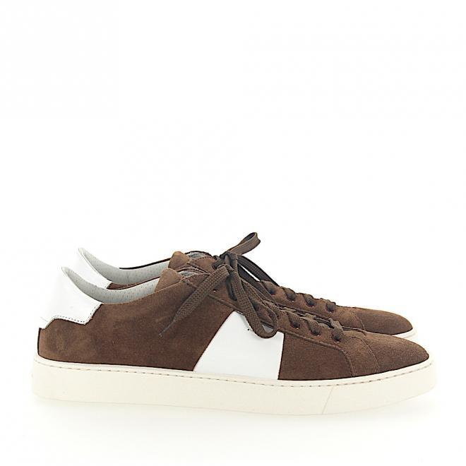 Santoni Trampki niskie 20733 zamsz