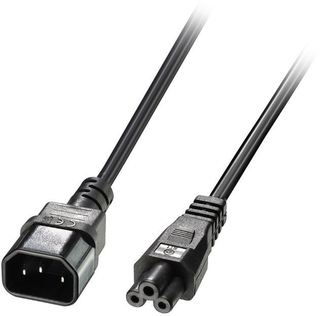 Lindy Lindy 30340 Przedłużacz zasilający IEC C14 IEC C5 1m LY-30340