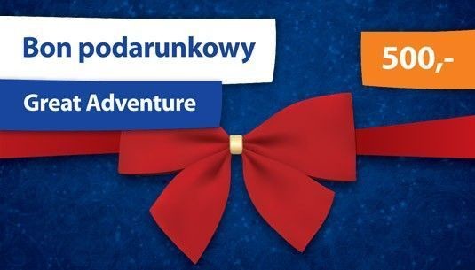 Bon podarunkowy dla żądnych przygód - Great Adventure - 500zł BPDZP4
