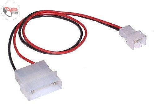 InLine Adapter wyciszający do wentylatora 12V 7V 0.3m 33007