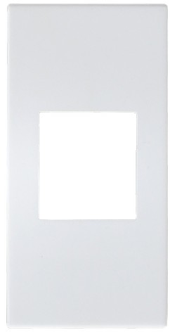 Ospel Plakietka gniazda typu Keystone 45 Biały GKK-1/p/46