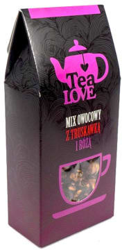 TEA LOVE Mix owocowy z truskawką i rożą