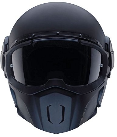Caberg Lub chorobie parkinsona Ghost Legend Jet kask z włókna szklanego, matowa czarno-biały, XS (53/54)
