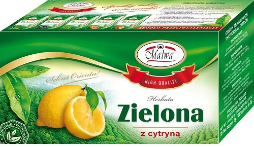 Malwa Herbata zielona o smaku cytrynowym EX'20