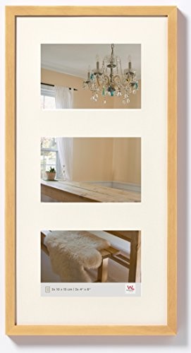 Walther bp015 a Peppers drewnianą ramą, naturalny, 3x 10 x 15 cm BP315H