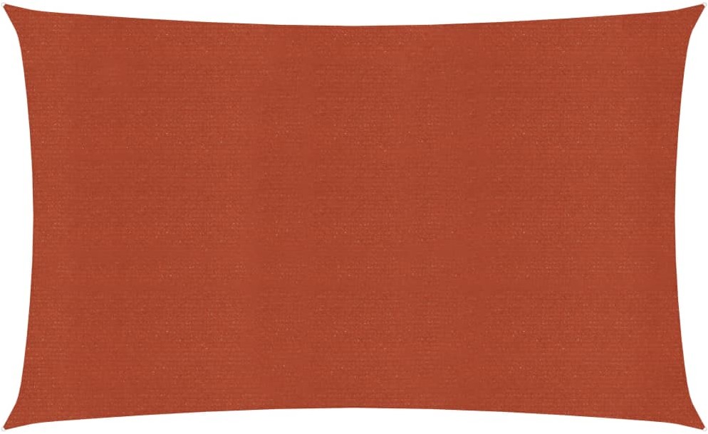 vidaXL Żagiel przeciwsłoneczny, 160 g/m, terakotowy, 3x6 m, HDPE vidaXL
