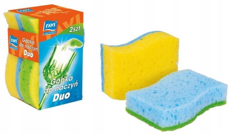 Duo Gąbka Do Naczyń Ravi