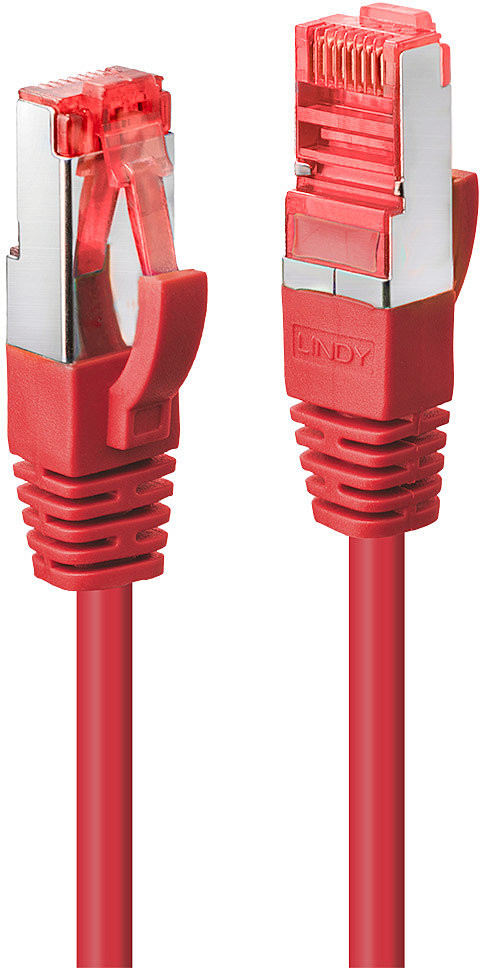 Lindy 47733 Kabel sieciowy skrętka) Cat.6 S/FTP czerwony 1,5m LY-47733
