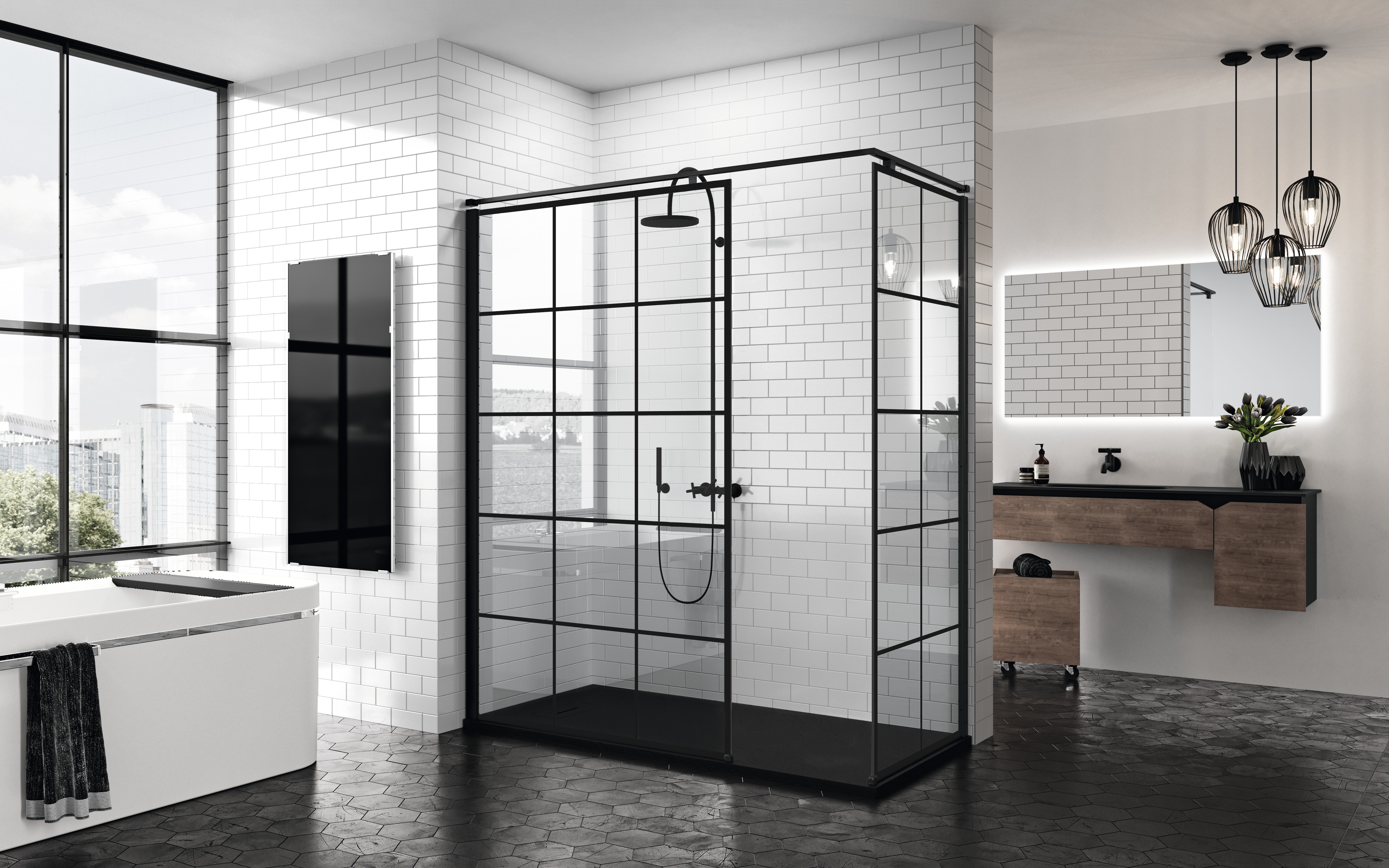 Novellini Kuadra H 80x80 KUADH80-81H