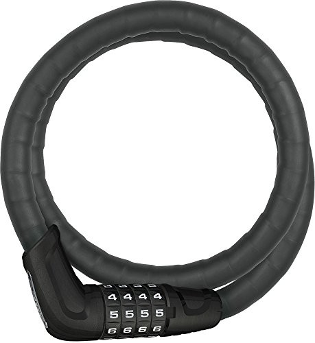 Abus zapięcie rowerowe 6615 °C/120/15 BK scmu, Black, One Size, 13658 0 136580