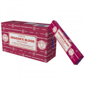 Dragon Satya Kadzidła w patyczkach - 's blood, ok. 24 sztuki, 15g. Satya Sai Baba Nag Champa