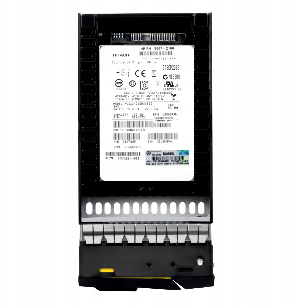 HP 703522-001 100GB SAS-2 Slc 2.5' HUSSL4010BSS600