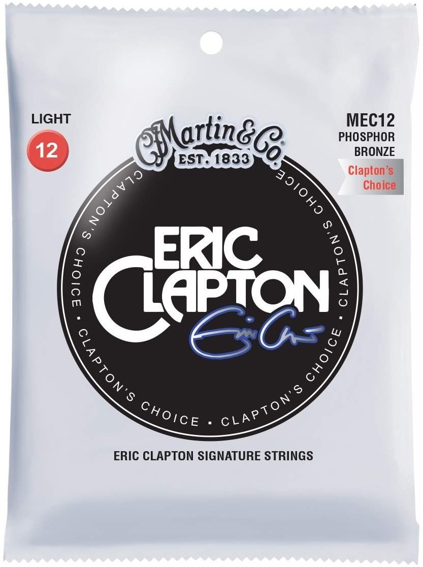 Martin Claptons Choice struny do gitary akustycznej .012-.054 Phosphor Bronze ME