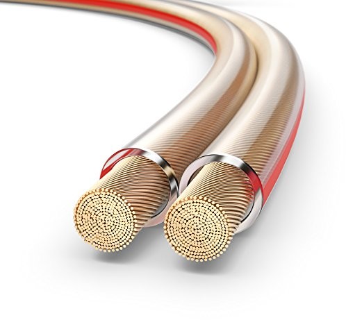 PureLink SP060-100 kabel do głośników 2 x 2,5 mm (99,9% OFC pełna miedź 0,20 mm) kabel HiFi Box 100 m, przezroczysty, SE-SP060-100 SE-SP060-100