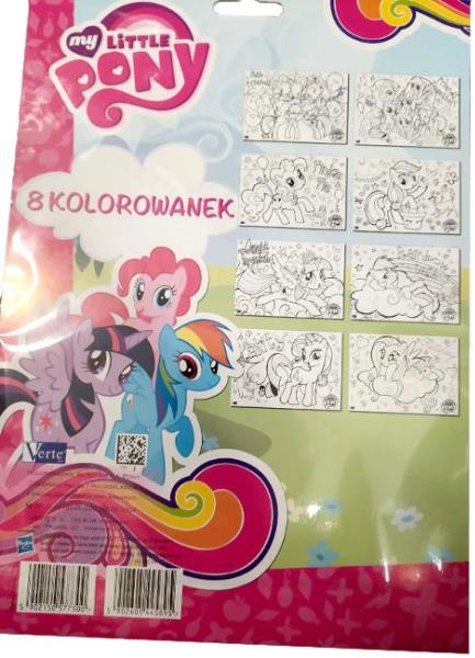 Verte Kolorowanka XL My Little Pony 8 arkuszy