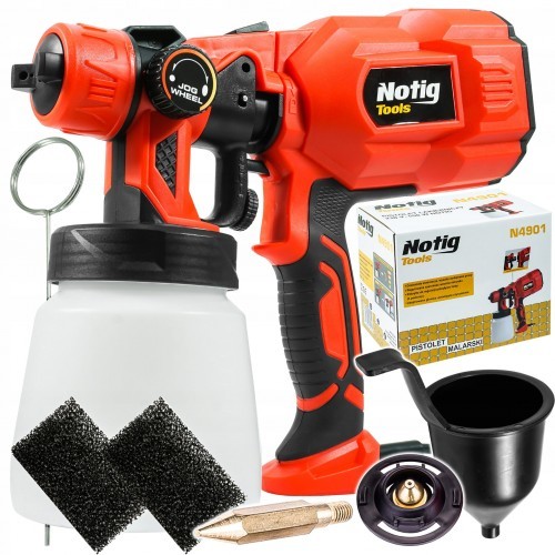 NotigTools AGREGAT MALARSKI PISTOLET ELEKTRYCZNY LAKIERNICZY N4901
