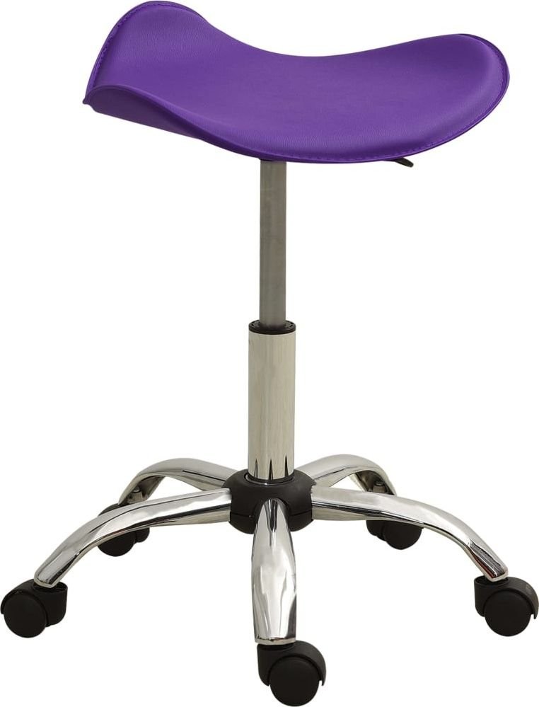 vidaXL Taboret kosmetyczny fioletowy sztuczna skóra 323691
