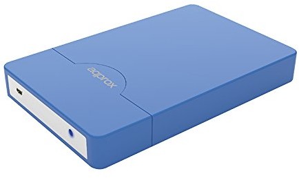 Approx APPHDD02LB 09lb  approx screwless 2.5 inch HDD SATA Enclosure with USB 2.0 Connection, maksymalnie Capacity 1TB, Light Blue (APPHDD02LB) AP-APPHDD10LB