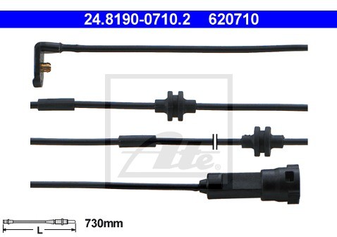ATE Czujnik klocków hamulcowych 24.8190-0710.2