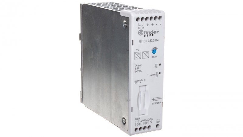 BCS finder Zasilacz impulsowy przemysłowy 130W 24V 110-240V AC 78.1D.1.230.2414 78.1D.1.230.2414 78.1D.1.230.2414