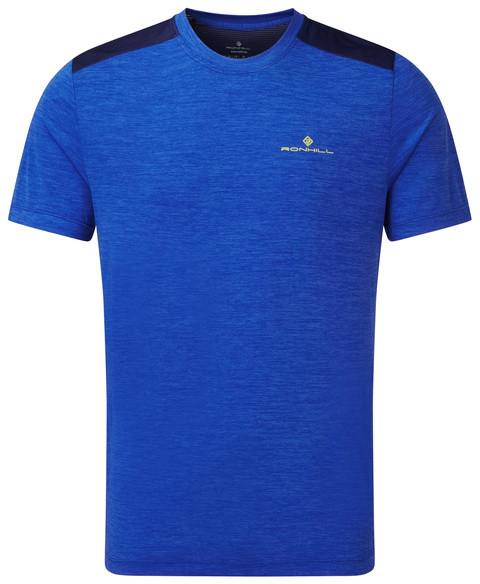 RONHILL RONHILL Koszulka biegowa męska LIFE S/S TEE granatowa