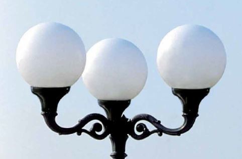 Novolux Oprawa na słup INDURA GLOBO 057F-G05X1A-02 057F-G05X1A-02