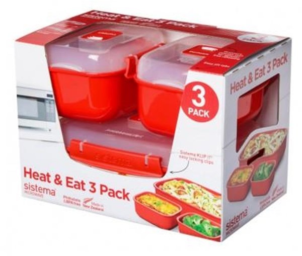 Sistema Heat & Eat 3-pack