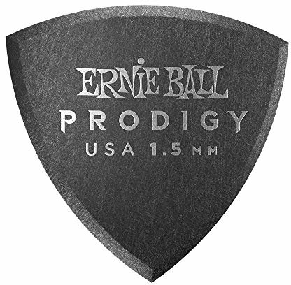 Ernie Ball czarne kostki, 6-pak P09331