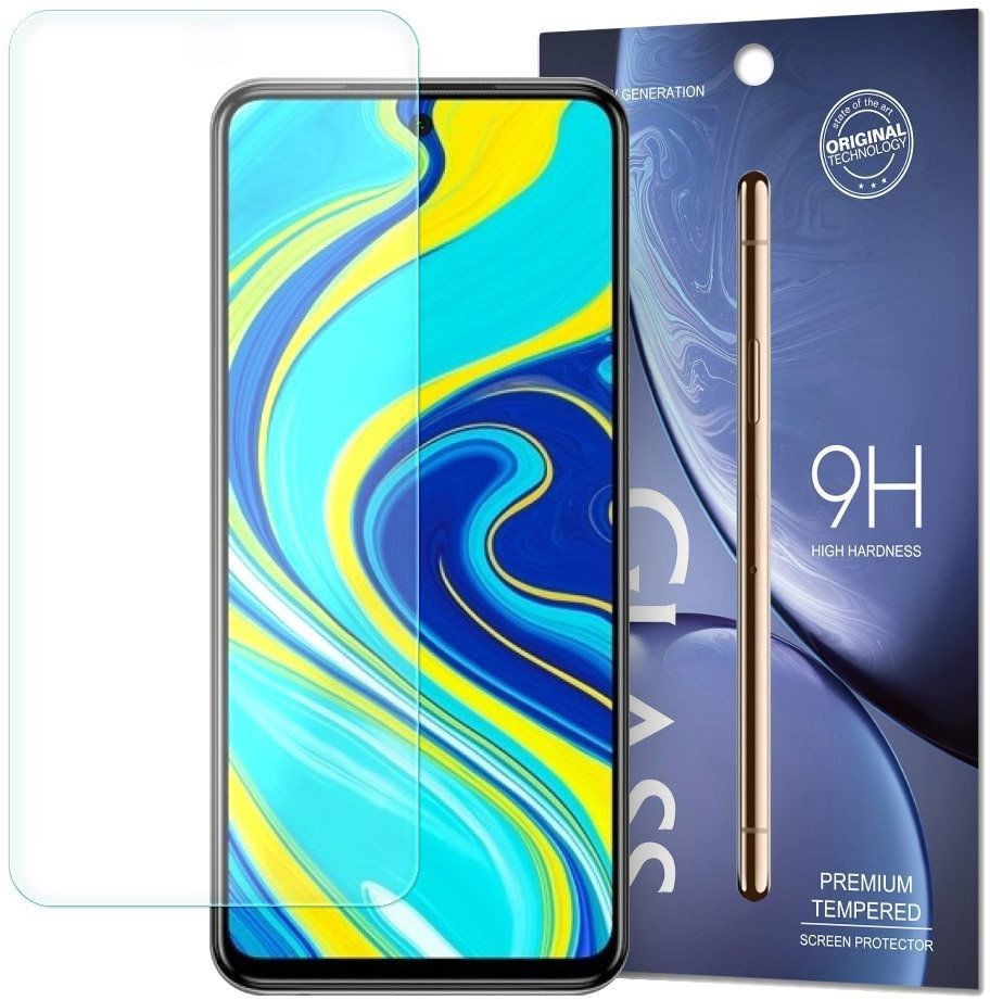 TEMPERED Hurtel Glass szkło hartowane 9H Xiaomi Redmi Note 9 Pro / Redmi Note 9S (opakowanie koperta)