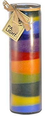 Palm Light 4041678003432 świeca przyjemność paski, wysokość 20 cm, czas palenia ok. 100 godzin 4041678003432