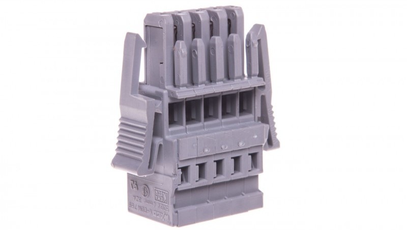 Wago Gniazdo X-COM 1-przewodowe 5-biegunowe szare 769-105021-000 769-105/021-000