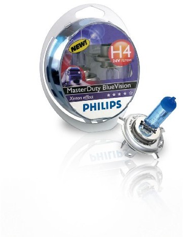 Philips MASTER Duty bluev PrimeVision 24 V H4 reflektorów lampy 13342MDBVS2