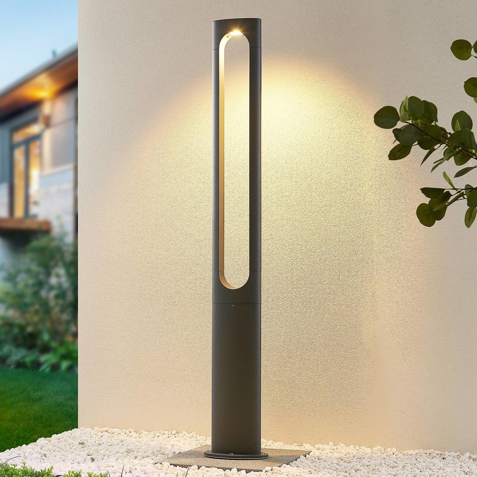 Lucande Lucande Dovino latarnia ogrodowa LED, 150 cm