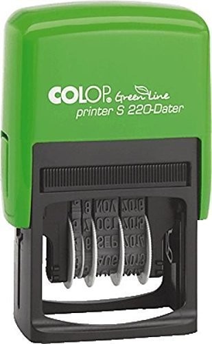 Colop 127728 datę stempel Printer S 220 Green Line, w cyfry 127728