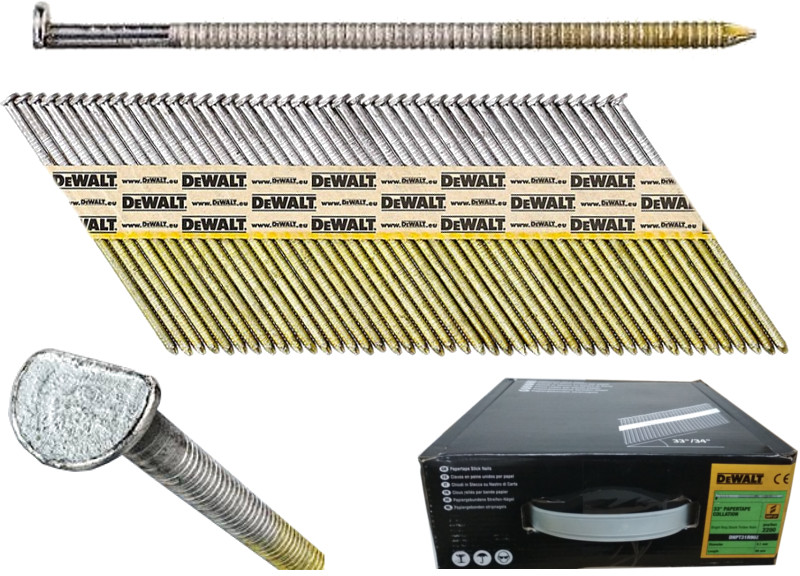 DEWALT Gwoździe Galwanizowane 75mm 2,8 Gwoździarki