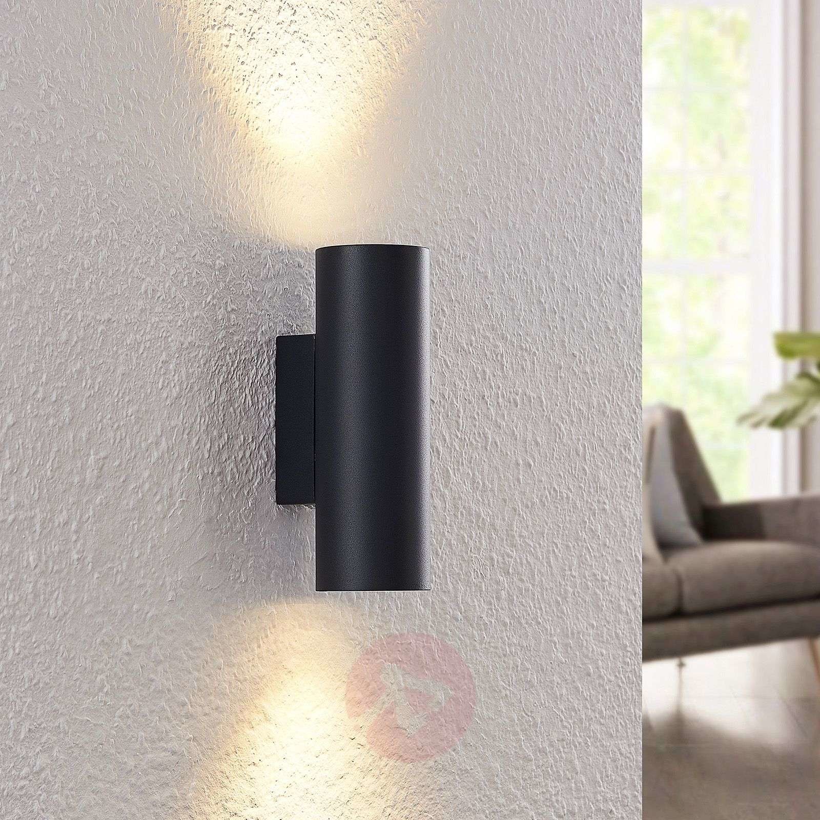 LINDBY Lindby Ebardo lampa ścienna czarna